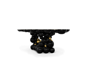 Newton Black Gold Dining Table by Boca do Lobo – view 4
