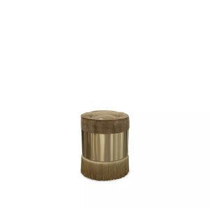 Olivia Leather Stool by KOKET – view 2