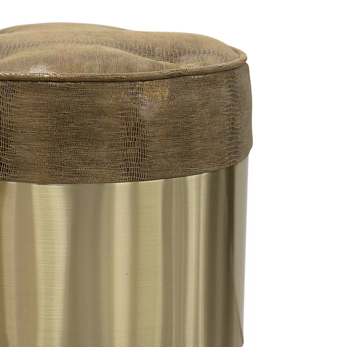Olivia Leather Stool by KOKET – view 4