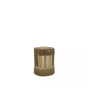 Olivia Leather Stool by KOKET