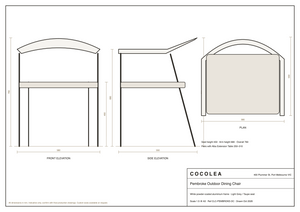 Pembroke Outdoor Dining Chair, Cocolea, , ,