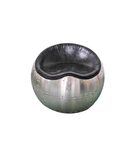 Belle X-1 Aluminium Aviator Spitfire Small Cocoon Stool, Cocolea, , ,