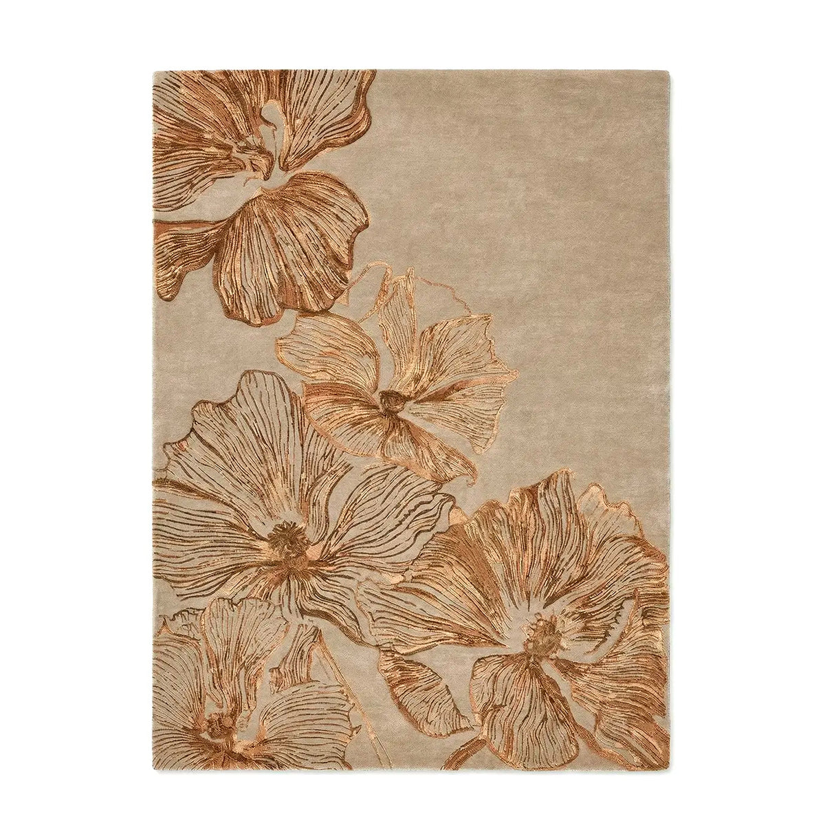 Poppy Bronze Rug by KOKET