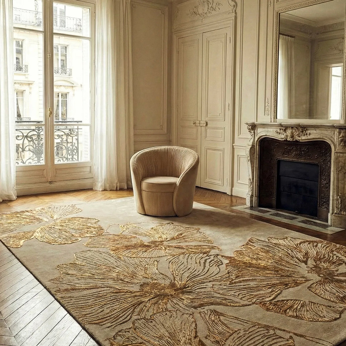 Poppy Bronze Rug by KOKET – view 5
