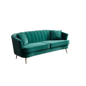 Roxy Curved Lounge – Custom Velvet Sofa | Custom