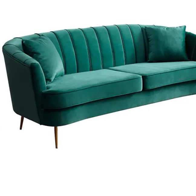 Roxy Curved Lounge – Custom Velvet Sofa | Custom