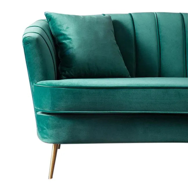 Roxy Curved Lounge – Custom Velvet Sofa | Custom