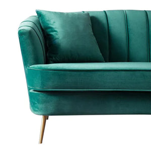 Roxy Curved Lounge – Custom Velvet Sofa | Custom
