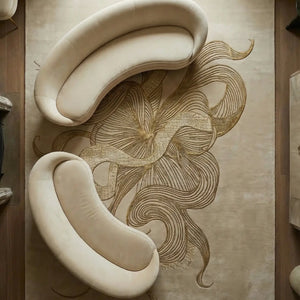 Serpenti Beige Rug by KOKET – view 3
