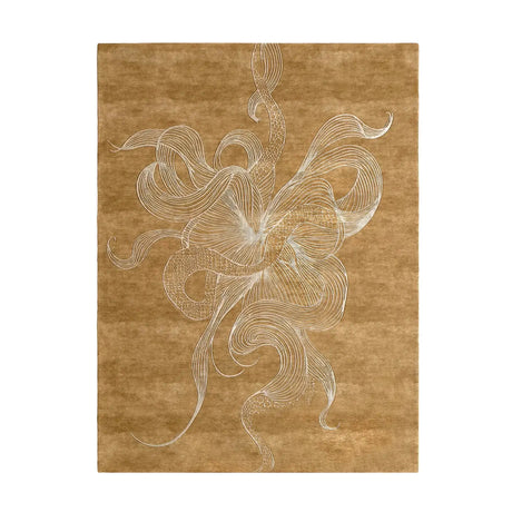 Serpenti Wheat Rug by KOKET