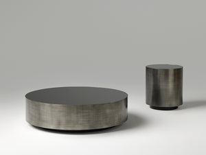 Seven Round Coffee Table - Pewter Steel, Cocolea, , ,