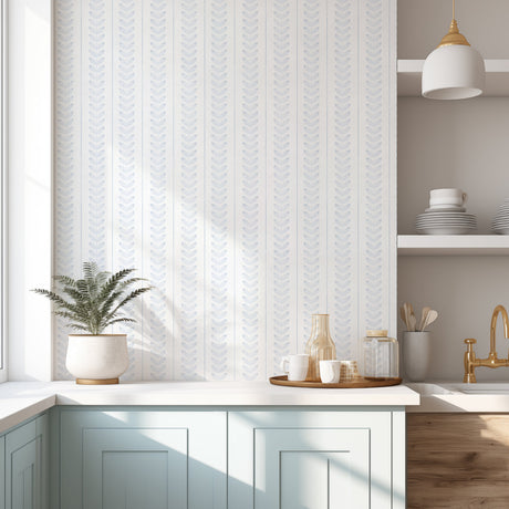 Printed wallpaper example: Hamptons stripe