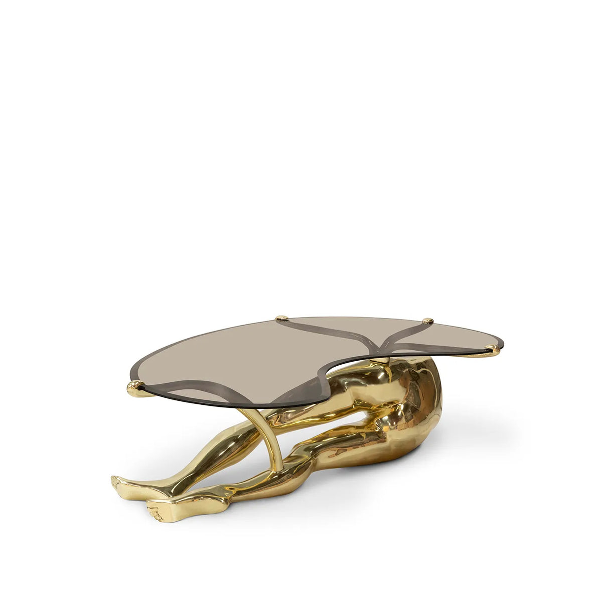 Tabu Polished Brass Coffee Table by KOKET – view 4