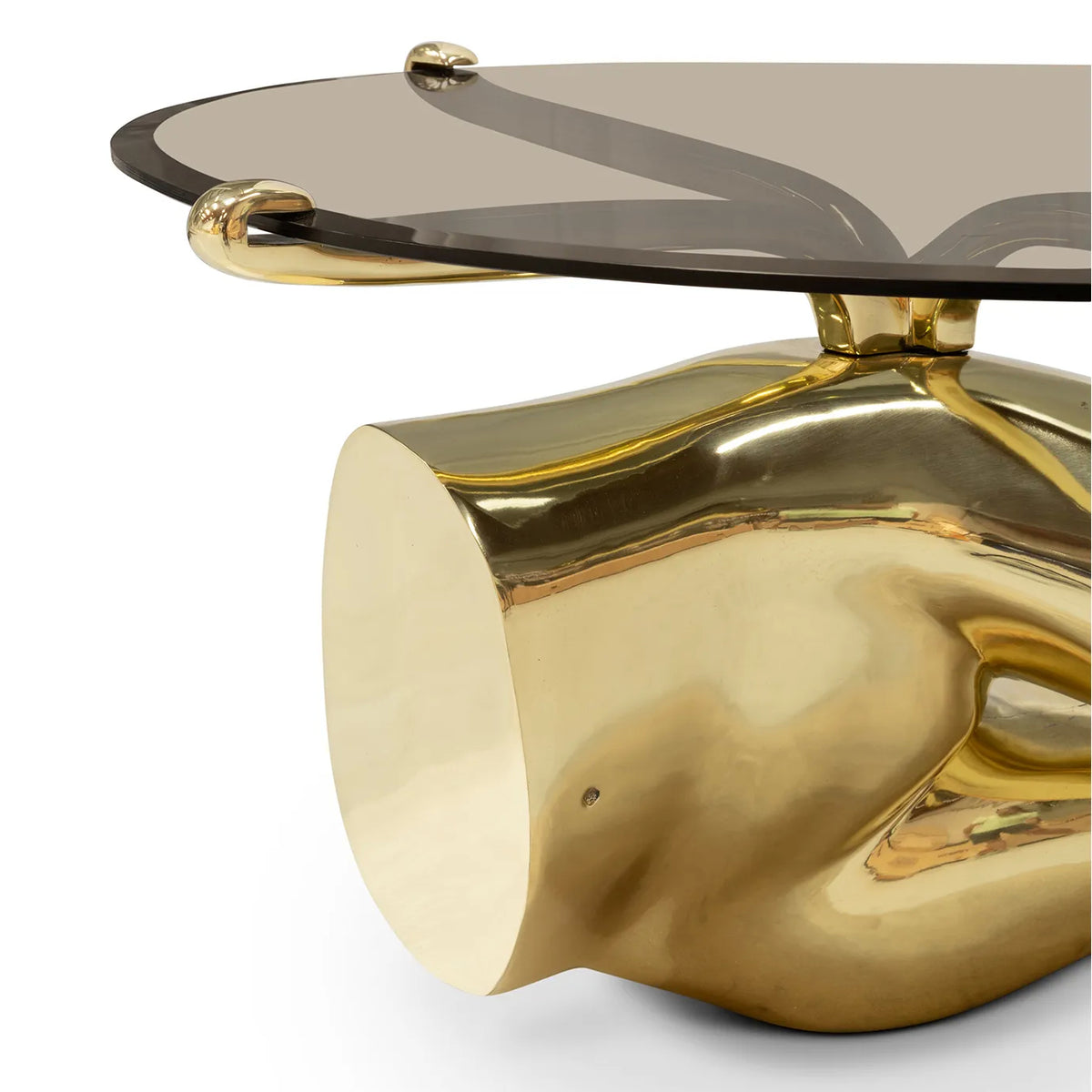 Tabu Polished Brass Coffee Table by KOKET – view 5