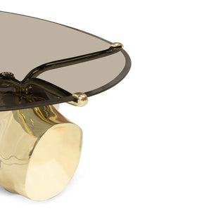 Tabu Polished Brass Coffee Table by KOKET – view 6