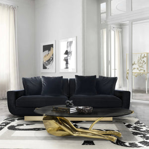 Tabu Polished Brass Coffee Table by KOKET – view 9