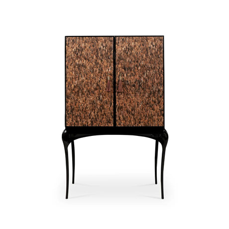 Temptation Golden Feather Bar Cabinet by KOKET