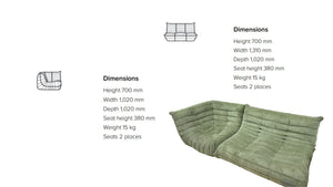 Greville Fireside Togo Modules - 2 modules only for clearance, Cocolea, , ,