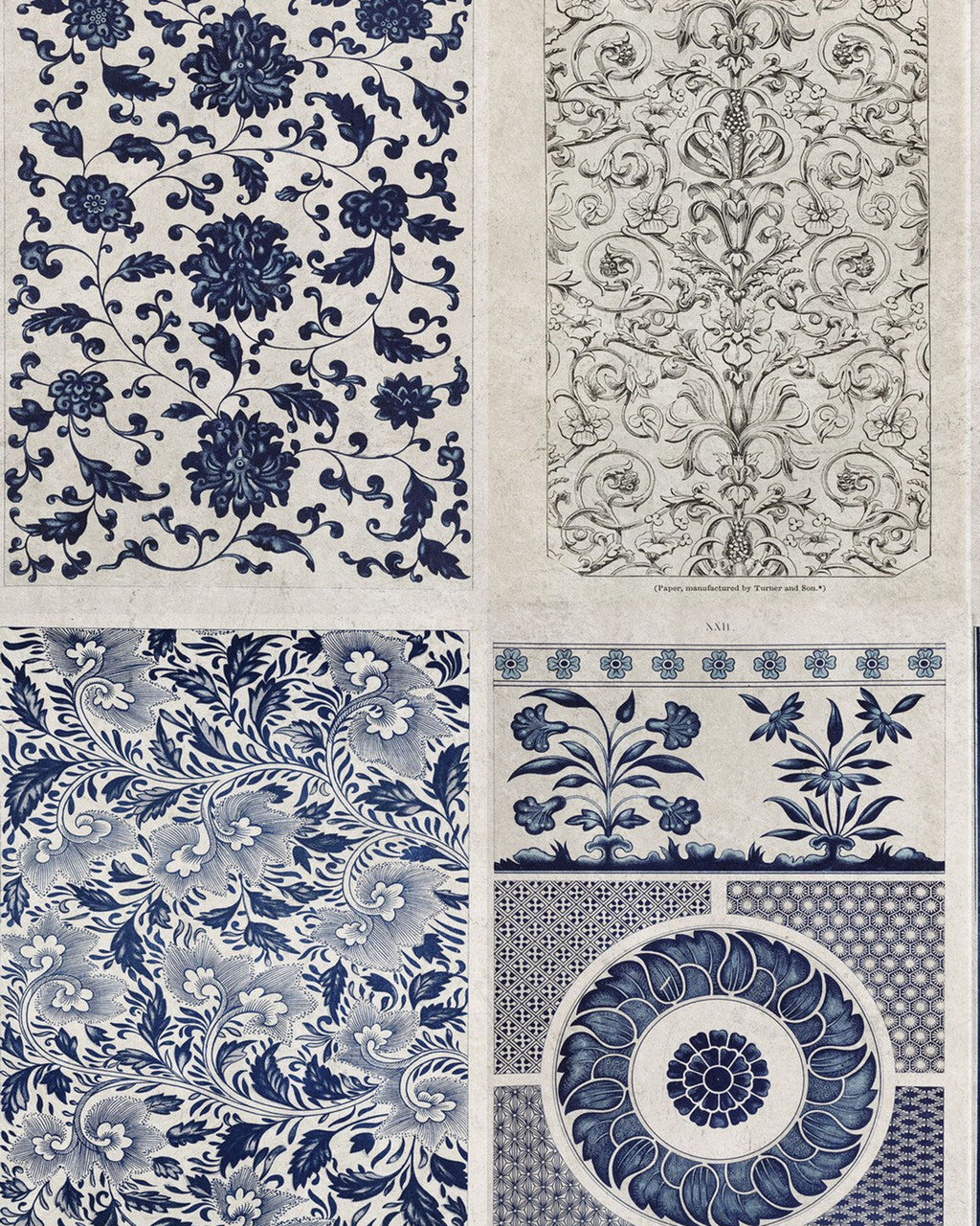 Chinese Pattern Wallpaper, Cocolea Natty & Polly, , ,