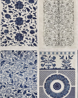 Chinese Pattern Wallpaper, Cocolea Natty & Polly, , ,
