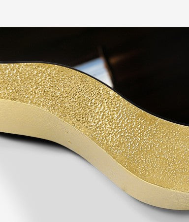 Wave Hammered Brass Center Table by Boca do Lobo – view 10