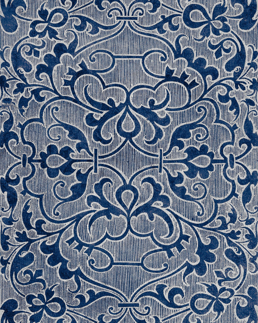 Deco Trellis wallpaper by Natty & Polly, styled in an interior