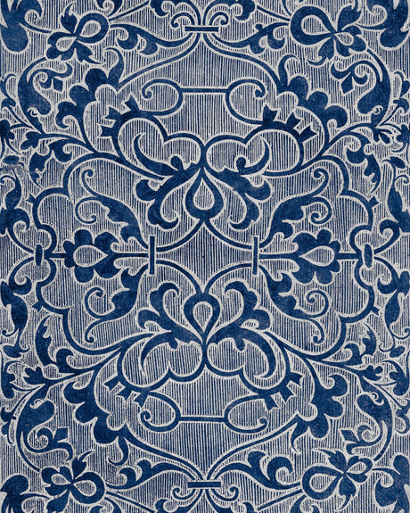 Deco Trellis wallpaper by Natty & Polly, styled in an interior