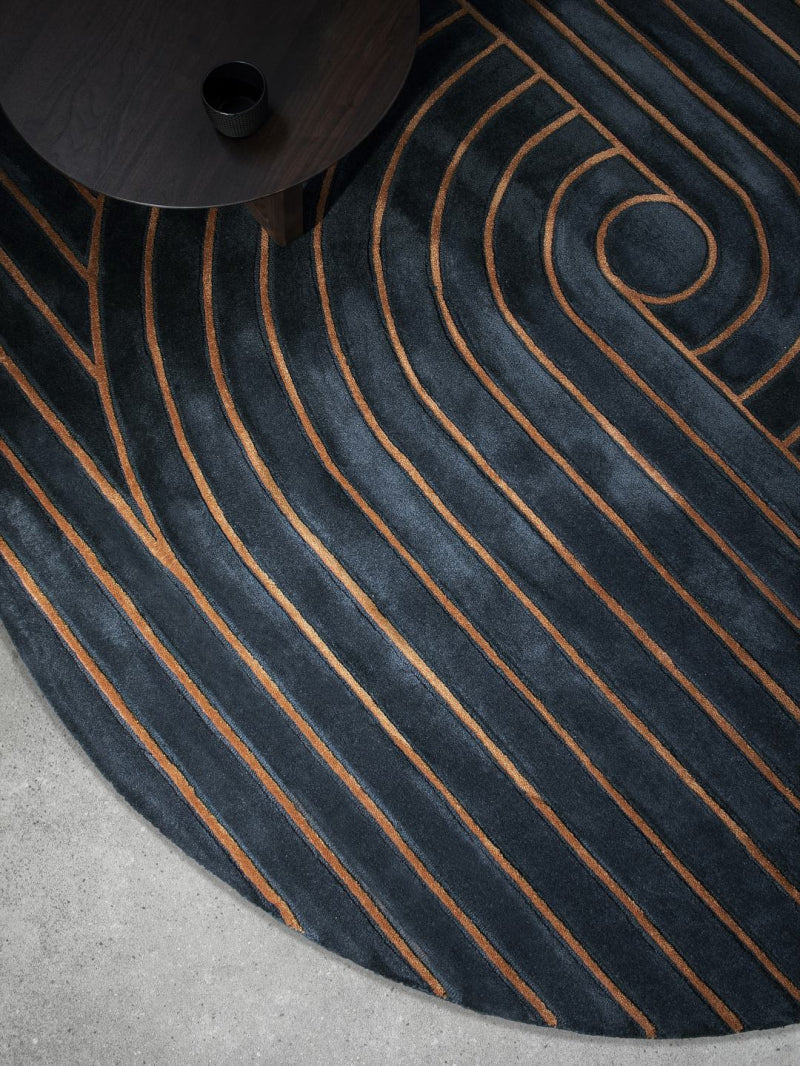 Zeus Rug, Cocolea, Harpoon, 250 cm Round,